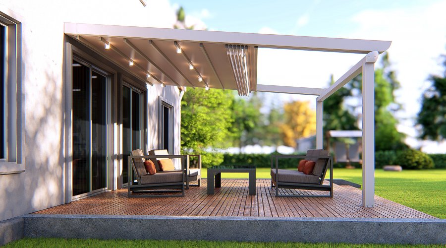 Muratlı Açılır Kapanır Pergola Sistemi